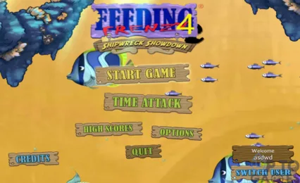 تحميل لعبة السمكة 4 Feeding Frenzy للكمبيوتر من ميديا فاير مجانا