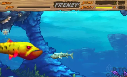 تحميل لعبة السمكة 4 Feeding Frenzy للكمبيوتر مجانا