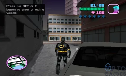 تحميل لعبة GTA Vice City Batman للكمبيوتر الاصلية
