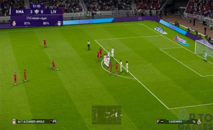 تحميل لعبة بيس 2021 PES للكمبيوتر من ميديا فاير بحجم صغير مع التعليق العربي