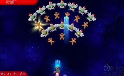 تحميل لعبة الفراخ 5 Chicken Invaders للكمبيوتر مضغوطة من ميديا فاير